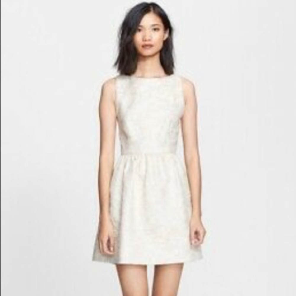 Alice + Olivia 'Lillyanne' Jacquard Fit & Flare Dress